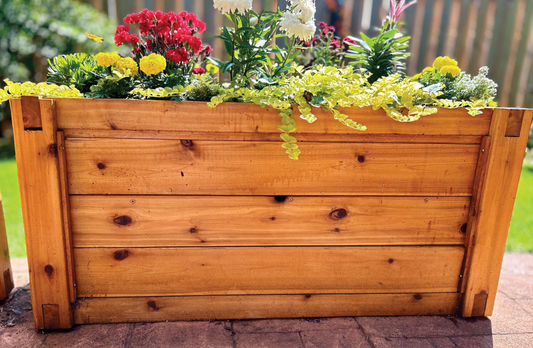 All wood Cedar planters