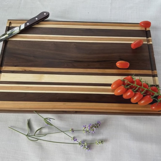 Video clip of cutting board